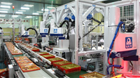 Fully automated moon cake packaging line