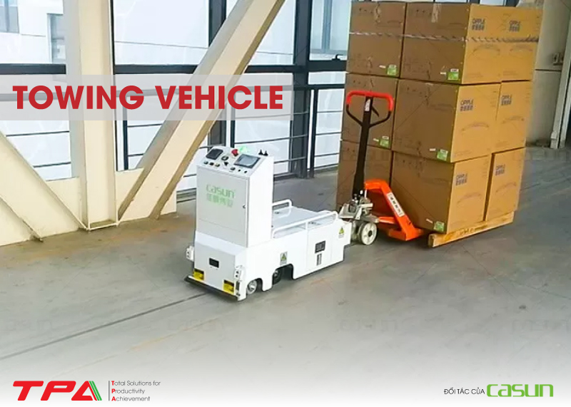 AGV dạng kéo (Towing Vehicle)