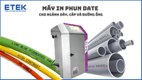 Máy in phun date cho ngành dây cáp, dây điện và đường ống